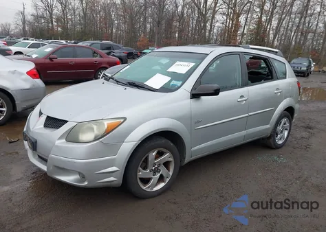 2004 Pontiac Vibe z USA, uszkodzony, nr VIN 5Y2SM62854Z466897